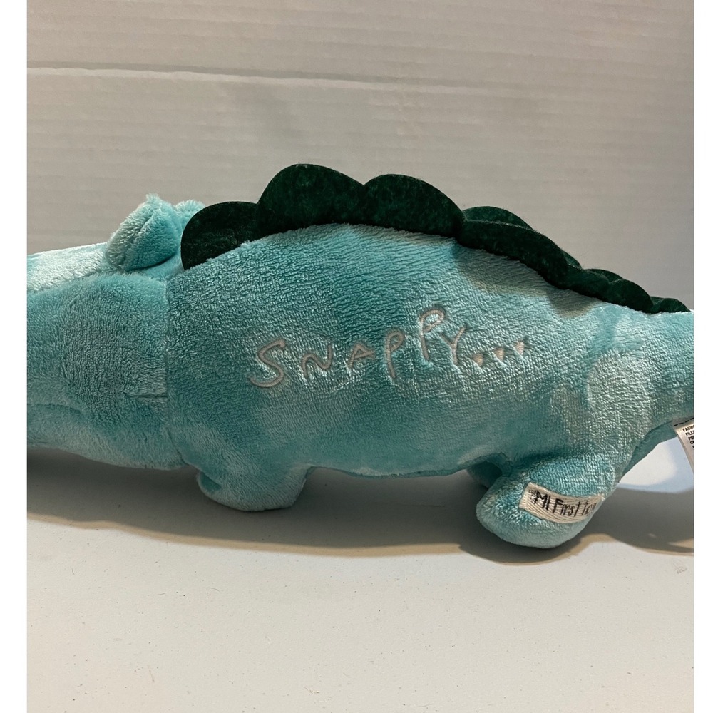Mi Arcus Snappy Crocodile Plush Kids One Size Teal Excellent Soft Stuffed Toy - Picture 2 of 10